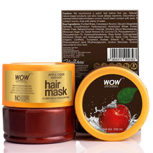 Load image into Gallery viewer, WOW Skin Science Apple Cider Vinegar Hair Mask with Apple Cider Vinegar & Sweet Almond Oil - 200 ml