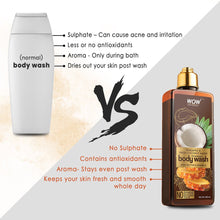 Load image into Gallery viewer, WOW Skin Science Pineapple & Fresh Coconut Water Foaming Body Wash - No Parabens, Sulphate, Silicones & Color - 250 ml