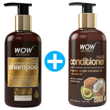 Load image into Gallery viewer, WOW Skin Science Hair Strengthening Shampoo - No Parabens, Sulphate & Silicones - 300 ml