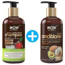 Load image into Gallery viewer, WOW Skin Science Apple Cider Vinegar No Parabens &amp; Sulphate Shampoo - 300 ml
